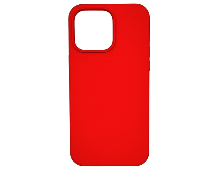 Чохол-силікон оригінал Full Soft Matte (no logo) iPhone 15 Pro Max, червоний