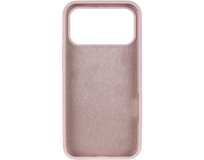 Чохол-силікон оригінал Case Full Protective (no logo) iPhone 17 Pro, Пудровий