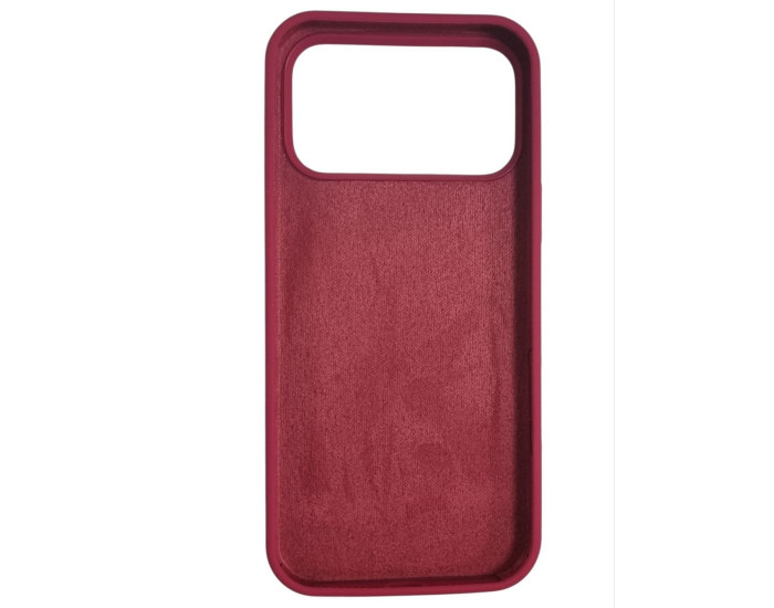 Чехол-силикон оригинал Case Full Protective (no logo) iPhone 17 Pro, красная роза