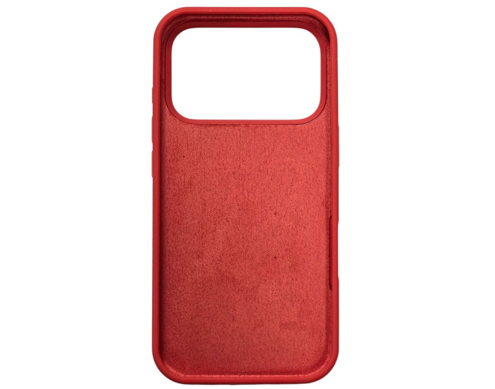 Чехол-силикон оригинал Case Full Protective (no logo) iPhone 17 Pro, красный