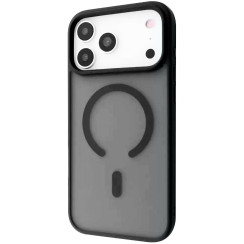 Чехол-силикон Matte Color with Magsafe iPhone 17 Pro, черный