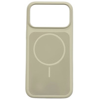 Чохол-силікон Velvet Ring MagSafe iPhone 17 Pro Max, Кремовий