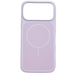 Чехол-силикон Velvet Ring MagSafe iPhone 17 Pro Max, лавандовый