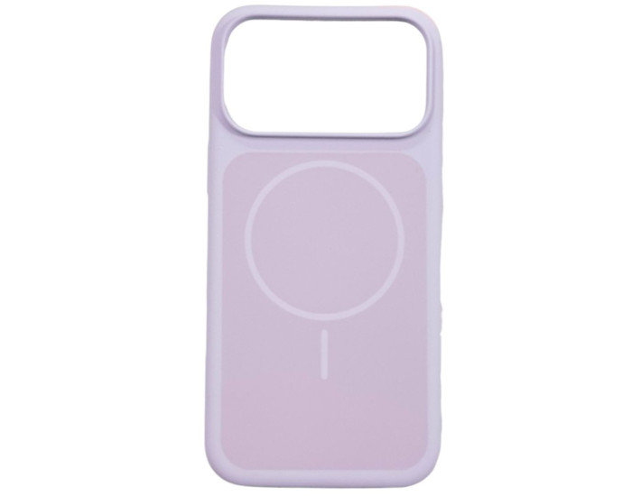 Чехол-силикон Velvet Ring MagSafe iPhone 17 Pro Max, лавандовый
