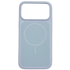 Чехол-силикон Velvet Ring MagSafe iPhone 17 Pro Max, сладкий синий