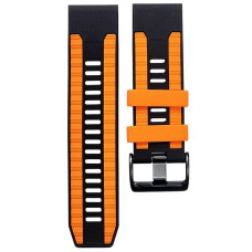 Ремінець Sripe для Garmin 22mm, Помаранчевий