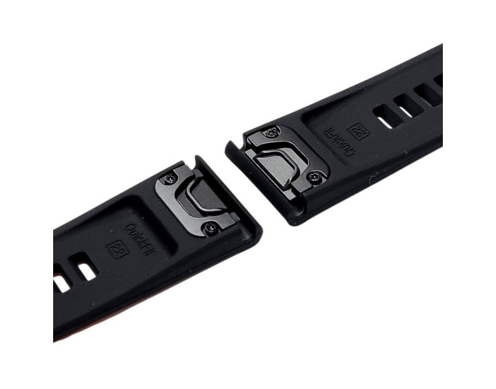 Ремінець Sripe для Garmin 22mm, Помаранчевий