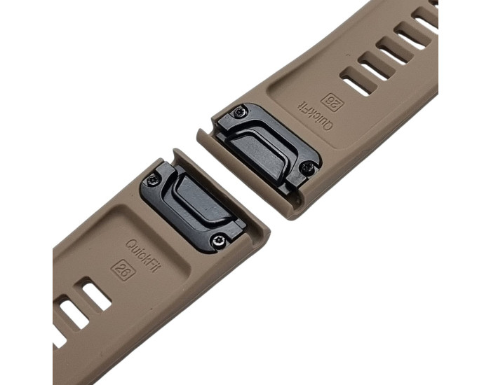 Ремінець Sripe для Garmin 26mm, Коричневий