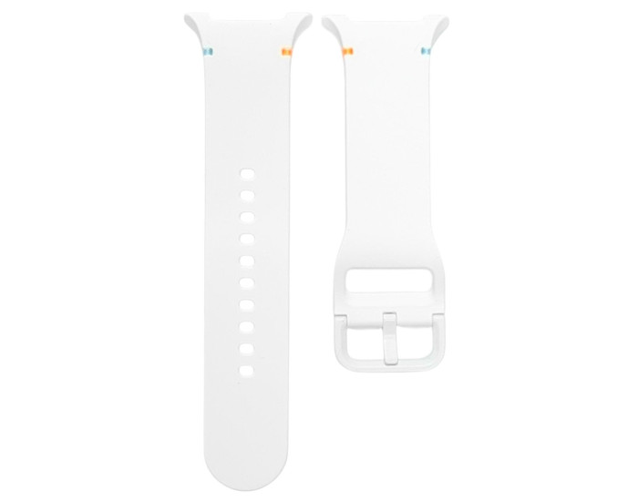 Ремешок для Samsung Galaxy Watch 9 (40/44mm) /8 (40/44mm) /8 Classic (S / 113mm) белый
