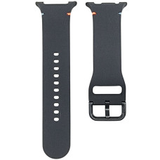 Ремешок для Samsung Galaxy Watch 9 (40/44mm) /8 (40/44mm) /8 Classic (S / 113mm) темно-серый
