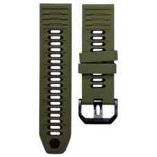 Ремінець для Garmin 22mm, оливковий/чорний