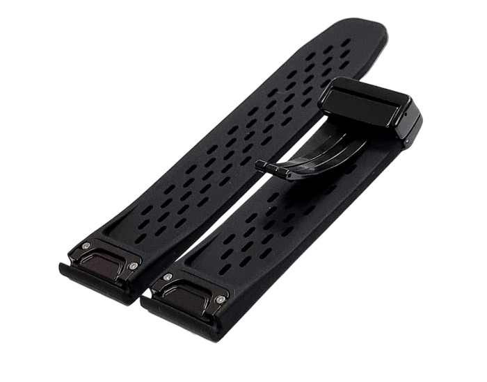 Ремінець перфорація для Garmin 22mm, чорний