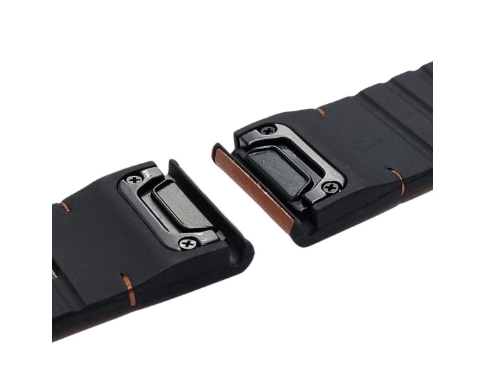 Ремінець шкіряний для Garmin 20mm, Коричневий
