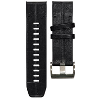 Ремінець шкіряний для Garmin 26mm, чорний