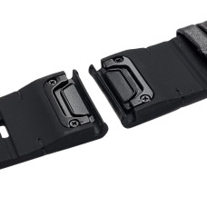 Ремінець шкіряний для Garmin 26mm, чорний