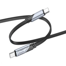 Кабель USB-C Hoco U119 Machine charging data cable Type-C to Type-C (60W/1,2m) черный