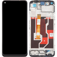 Дисплей с сенсорным экраном (модуль) Realme 9i / Oppo A96 4G, черный с рамкой оригинал (BS066FBM-L05-MB00) (FPC-HTF066F012)