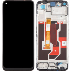 Дисплей с сенсорным экраном (модуль) Realme 9i / Oppo A96 4G, черный с рамкой оригинал (BS066FBM-L05-MB00) (FPC-HTF066F012)