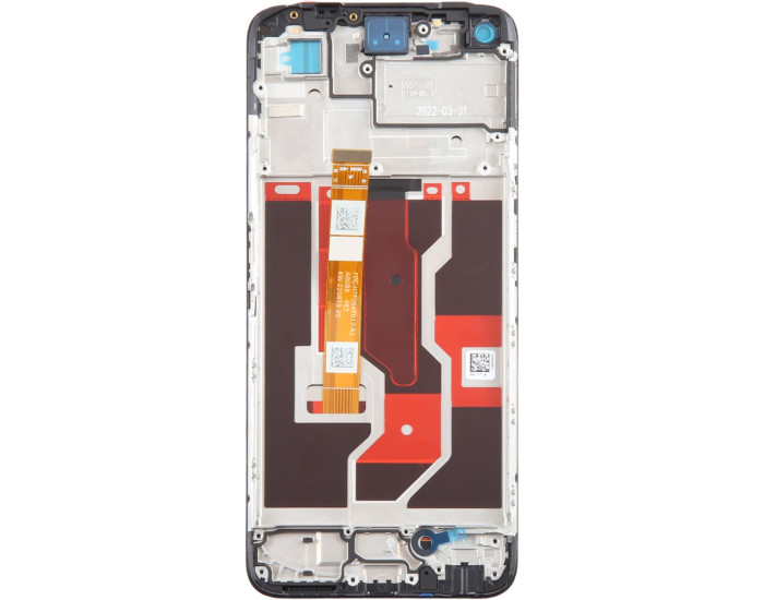 Дисплей с сенсорным экраном (модуль) Realme 9i / Oppo A96 4G, черный с рамкой оригинал (BS066FBM-L05-MB00) (FPC-HTF066F012)