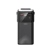 Портативна батарея (Power Bank) XO PR285 (PD20W+QC22.5W) Four cables + Lighting 30000 mAh, чорний