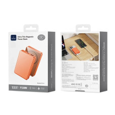 Портативна батарея (Power Bank) WiWU P15-1 Ultra Thin MagSafe 10000 mAh, Помаранчевий