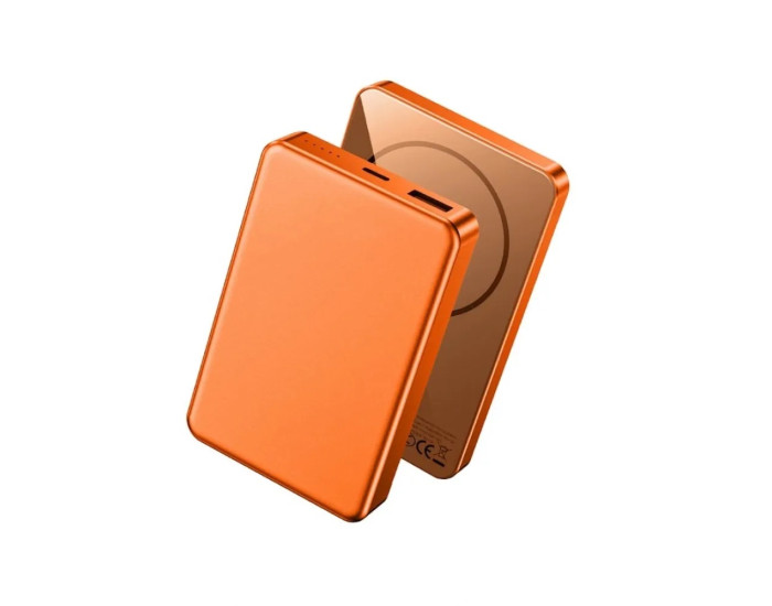 Портативна батарея (Power Bank) WiWU P15-1 Ultra Thin MagSafe 10000 mAh, Помаранчевий