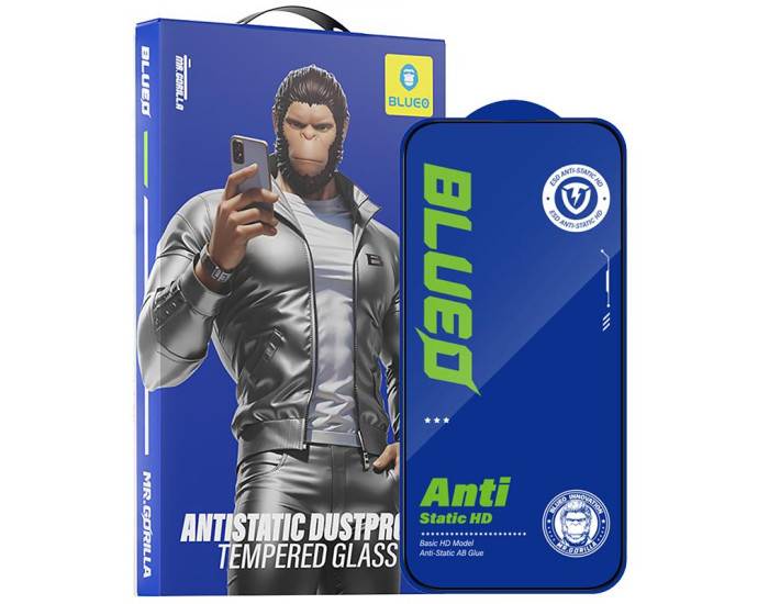Захисне Скло Blueo Full Cover HD iPhone 13 Pro /13 /14 /16e /17e, 5D чорне