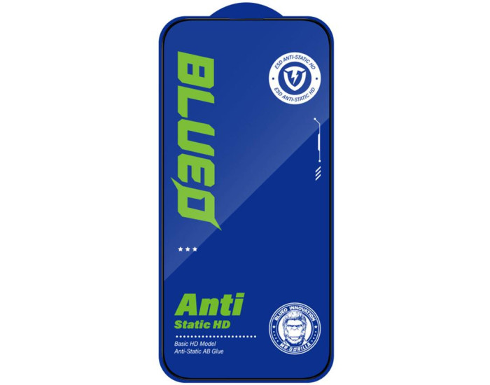 Захисне Скло Blueo Full Cover HD iPhone 13 Pro /13 /14 /16e /17e, 5D чорне