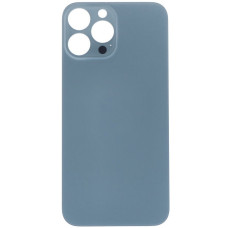 Задня кришка iPhone 13 Pro Max, синя, Sierra Blue, з маленькими отворами під віконця камери (Small Hole)