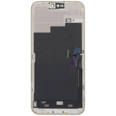 Дисплей с сенсорным экраном (модуль) iPhone 15 Pro Max, черный, оригинал восстановленный, с верхним шлейфом