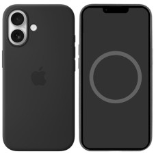 Чехол-силикон оригинал Full Soft Matte with MagSafe and Animation iPhone 17, Black