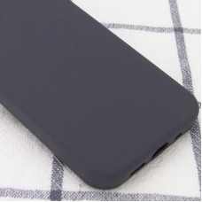 Чохол-силікон оригінал Full Soft Matte (no logo) iPhone 13 Mini, Темно-сірий