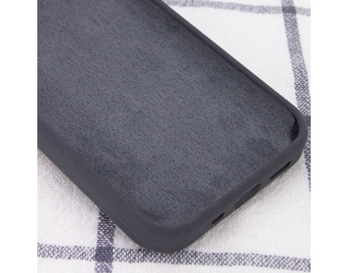 Чохол-силікон оригінал Full Soft Matte (no logo) iPhone 13 Mini, Темно-сірий