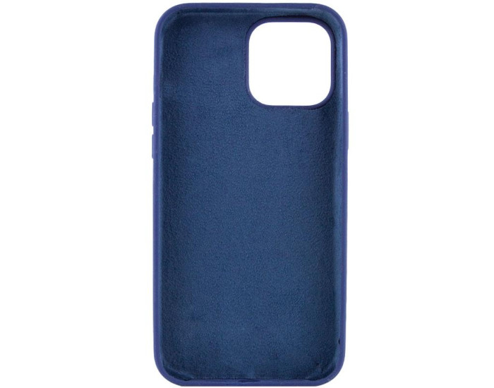 Чохол-силікон оригінал Full Soft Matte (no logo) iPhone 13 Mini, глибокий-синій