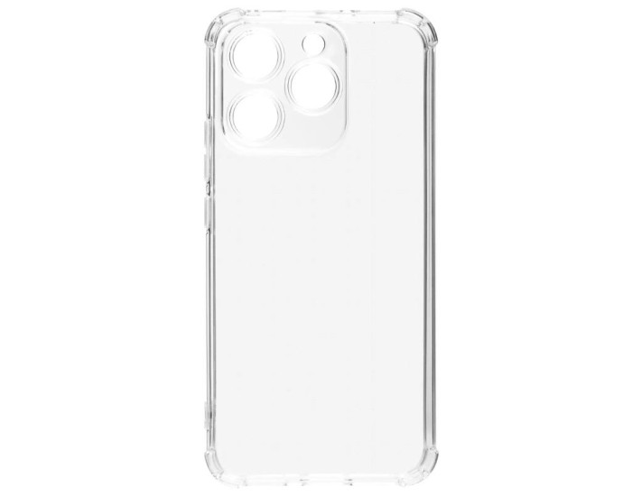 Чохол-силікон Getman Ease logo посилені кути Realme 15T, Прозорий