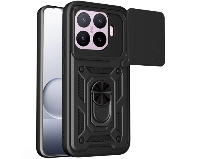 Чохол-Ударостійкий Camshield Serge Ring Xiaomi 17T Pro, чорний