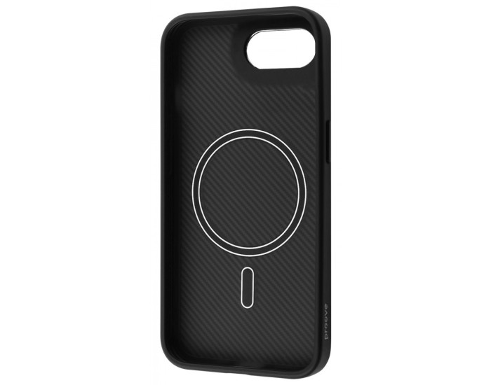 Чехол-силикон Proove Force Armor Case with MagSafe Ring iPhone 16e/17e, черный