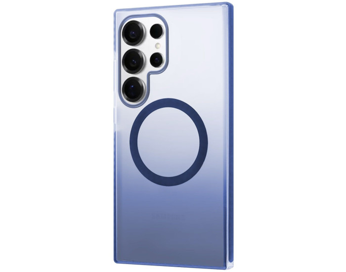 Чехол-силикон Proove Shadow Star Case with MagSafe Ring Samsung S25 Ultra, синий