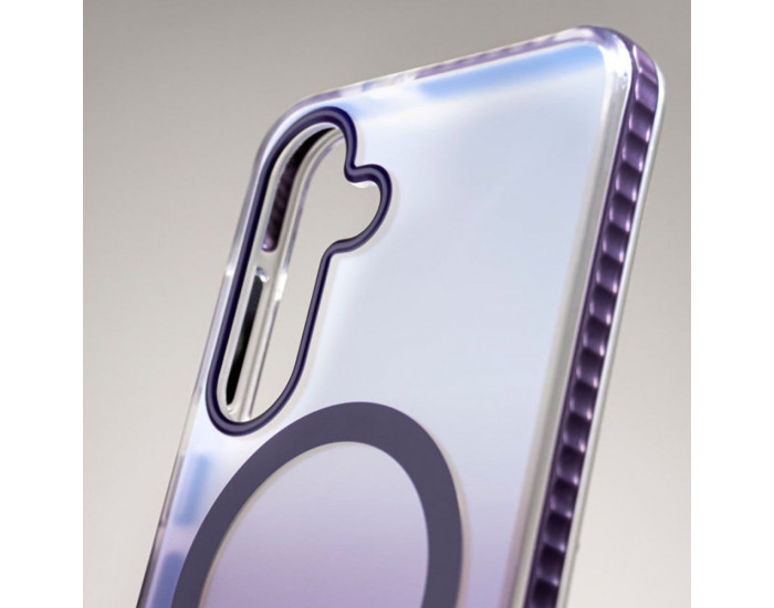 Чехол-силикон Proove Shadow Star Case with MagSafe Ring Samsung S25 Ultra, синий