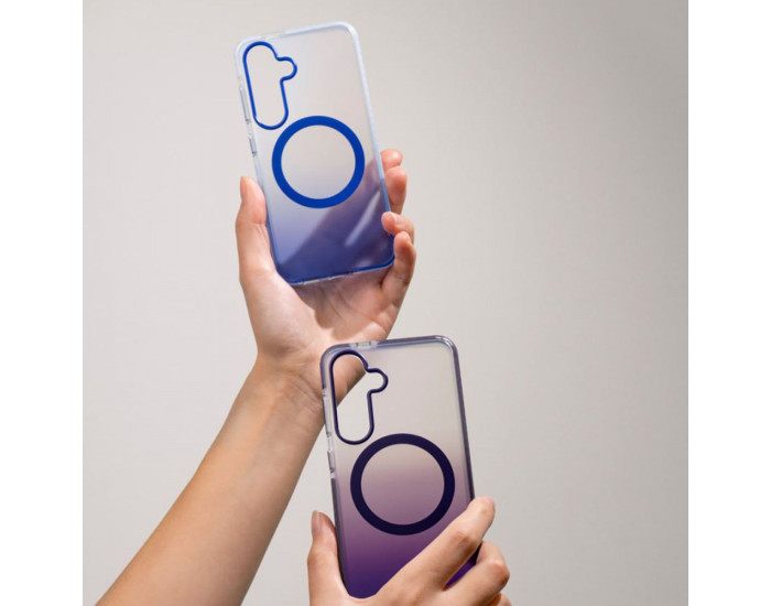 Чехол-силикон Proove Shadow Star Case with MagSafe Ring Samsung S25 Ultra, синий