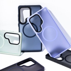Чохол-силікон WAVE Matte Insane Case with MagSafe Ring Samsung S25 Ultra, світло-фіолетовий