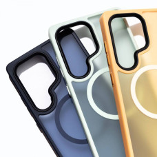 Чохол-силікон WAVE Matte Insane Case with MagSafe Ring Samsung S25 Ultra, світло-фіолетовий