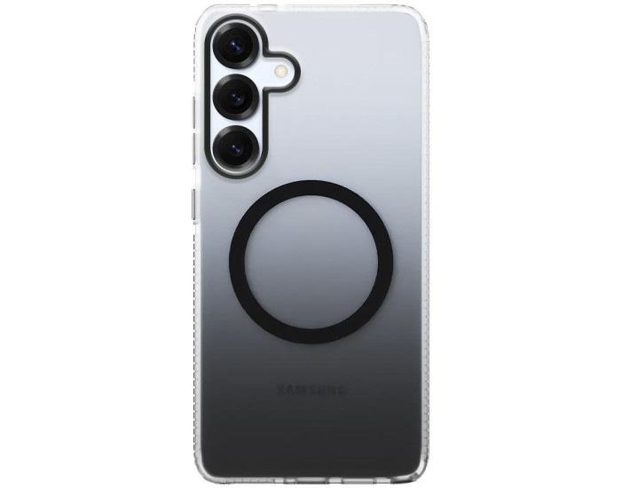 Чехол-силикон TPU+PC Phantom with MagSafe Samsung S25, черный