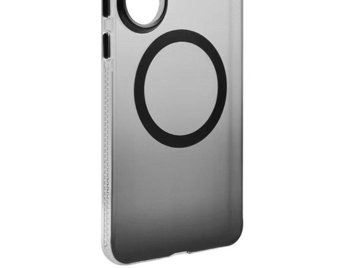 Чехол-силикон TPU+PC Phantom with MagSafe Samsung S25, черный