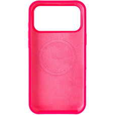 Чехол-силикон Silk Duo Color with MagSafe iPhone 17 Pro Max/18 Pro Max, ярко-розовый
