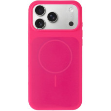 Чехол-силикон Silk Duo Color with MagSafe iPhone 17 Pro Max/18 Pro Max, ярко-розовый
