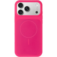 Чехол-силикон Silk Duo Color with MagSafe iPhone 17 Pro/18 Pro, ярко-розовый