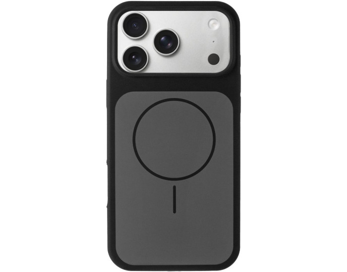 Чехол-силикон Silk Duo Color with MagSafe iPhone 17 Pro/18 Pro, черный