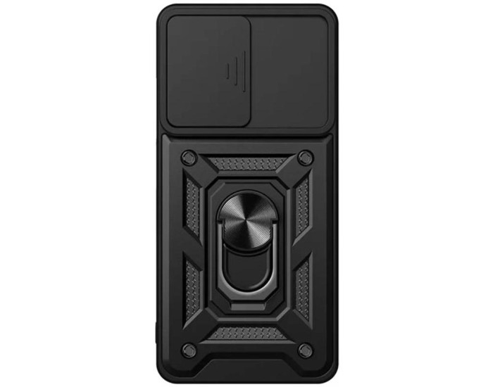Чохол-Ударостійкий Camshield Serge Ring Xiaomi Redmi 15 4G (Global) /5G, чорний