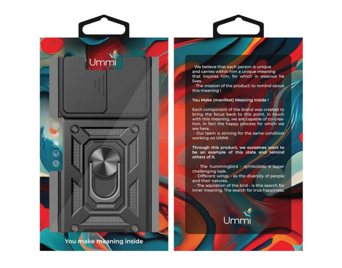 Чохол-Ударостійкий Camshield Serge Ring Xiaomi Redmi 15 4G (Global) /5G, чорний
